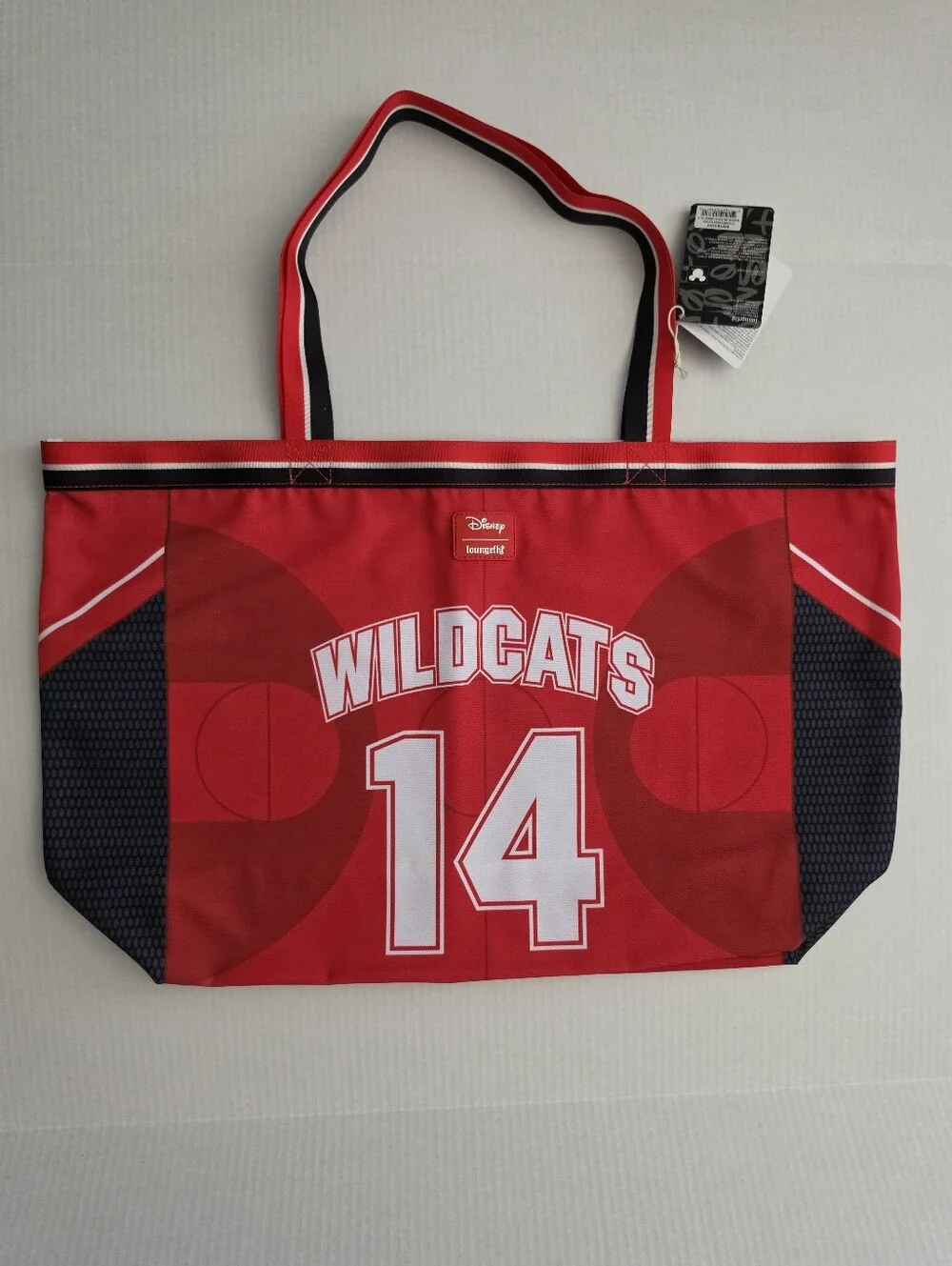 Loungefly Disney High School Musical East High Wildcats Canvas Tote Bag Large